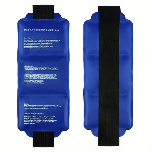 Wearable Ice Pack for Injuries Hot & Cold Therapy Wrap Reusable Gel