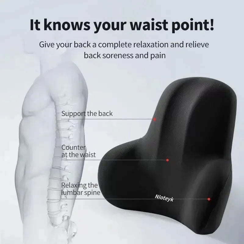 BackReset — Memory Foam Lumbar Support for Desk Warriors