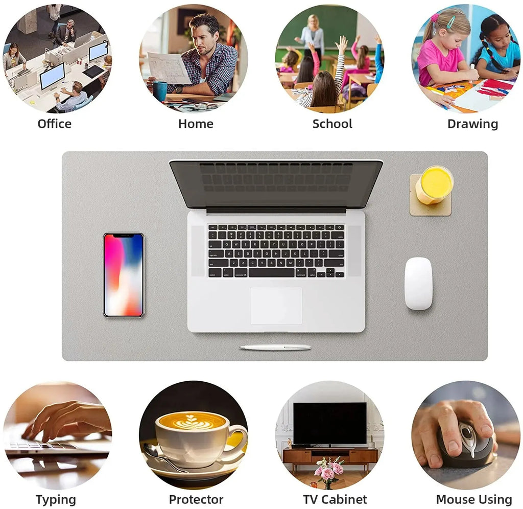 PadUp — PU Leather Desk Mat for Minimal WFH Setups
