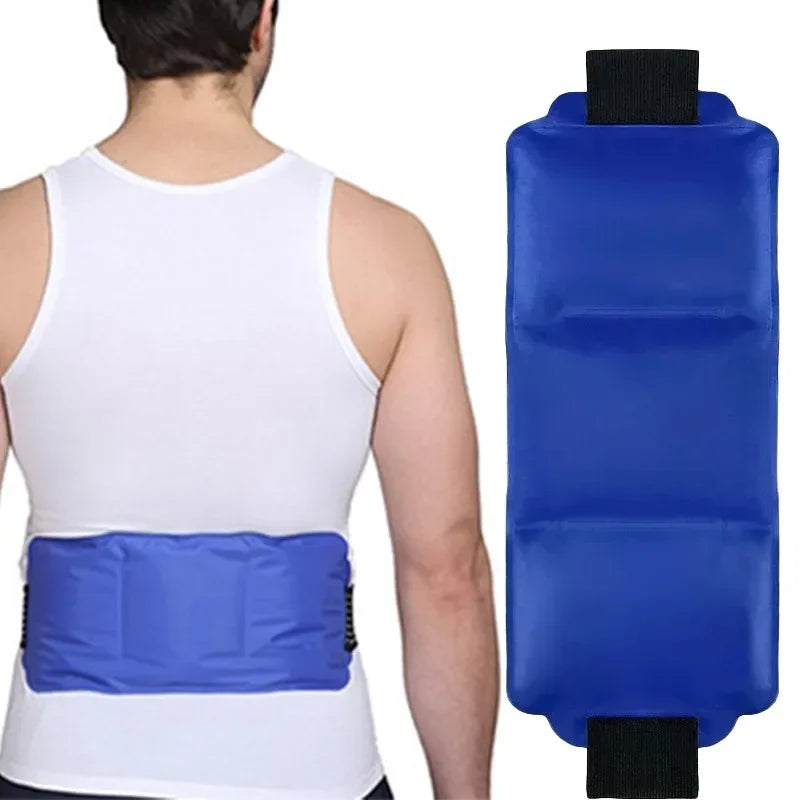 Wearable Ice Pack for Injuries Hot & Cold Therapy Wrap Reusable Gel