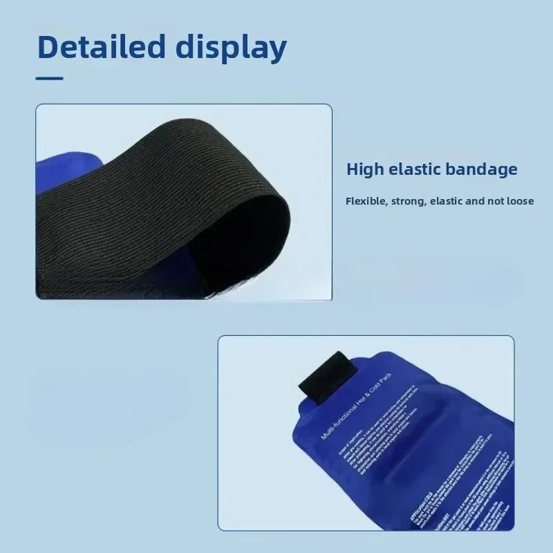 Wearable Ice Pack for Injuries Hot & Cold Therapy Wrap Reusable Gel