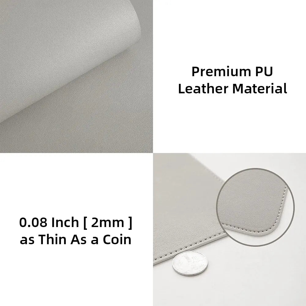 PadUp — PU Leather Desk Mat for Minimal WFH Setups